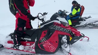 Riding in North Idaho, Polaris 9R vs Skidoo Summit x Turbo R