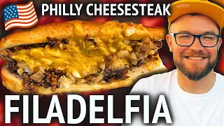 FILADELFIA (USA): ULICZNE JEDZENIE W FILADELFII - philly cheesesteak razy cztery | GASTRO VLOG 534