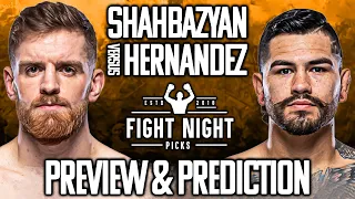 UFC Fight Night: Edmen Shahbazyan vs. Anthony Hernandez Preview & Prediction