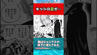 【残酷】キッドの足が...【ワンピース考察】