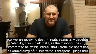 Ukrainian Nazis kidnapped the daughter of the mayor of Kupyansk. His appeal.