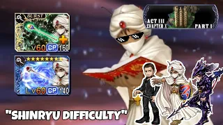 「DFFOO JP」Lord of Traps is Trolling Shinryu Stage! Minwu BT+ FR Showcase in Act 3 Chapter 10 Shinryu