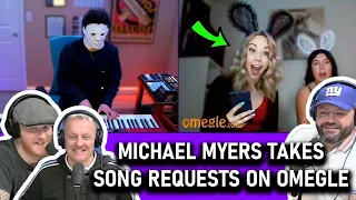 Marcus Veltri - Michael Myers takes song requests on OMEGLE... REACTION!! | OFFICE BLOKES REACT!!