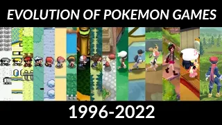 Evolution of Pokemon Main Series Games 1996-2022 | Pokemon Red - Pokemon Legends Arceus