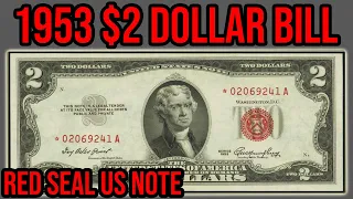 1953 Red Seal $2 Dollar Bill Complete Guide - How Much Is It Worth And Why?