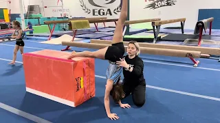 Handstand Teaching Progression for Gymnastics