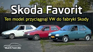 Skoda Favorit - Ten model przyciągnął VW do fabryki Skody  // Muzeum SKARB NARODU