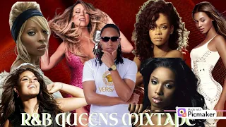 DJ RIQQ - NEW BEST RNB QUEENS MIX 90S 2000'S BEYONCE MARIAH  BRANDY SHONTELLE CIARA FUGEES RIHANNA