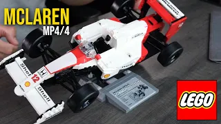 LEGO McLaren MP4/4 & Ayrton Senna Set 10330 - Speed Build