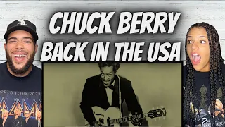 HAPPY 4th🇺🇸| FIRST TIME HEARING Chuck Berry -  Back In The USA REACTION