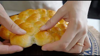 Softest Bubble Bread | Easy No-Knead Eggless Bread Rolls Recipe