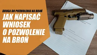 Jak napisać wniosek o pozwolenie na broń? - Droga do pozwolenia na broń