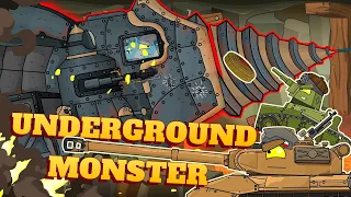 Underground Monster and German Mole - Cartoons about tanks