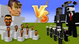 TITKOS SKIBIDI WC vs KAMERA, HANGSZÓRÓ, TV FEJ- Minecraft