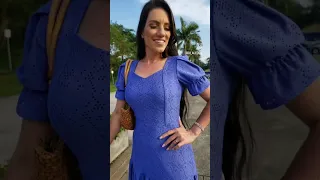 Lançamento Vestido Leise Azul Royal