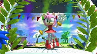 Sonic & SEGA All-Stars Racing - Amy Race Gameplay HD