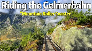 ⁴ᴷ⁶⁰ Timelapse View of the Swiss Gelmerbahn "Mountain Roller Coaster"