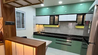 Modular kitchen 2024 trending Premium 🔥👍🏻 | Modular kitchen #shorts #interior #pune