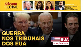 Trump condenado e Biden com filho réu dão tom de corrida à Casa Branca | Fórum Global | 04.06.24