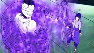 Sasuke vs Danzou - Sasuke usa Susanoo e Amaterasu | Naruto Shippuden