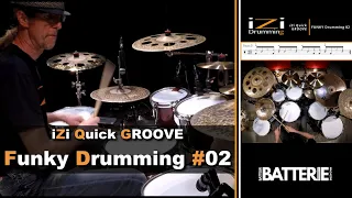 FUNKY DRUMMING 02 avec  @izidrumming & @BatterieMagazineTV  212 #coursdebatterie