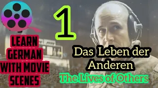 The best and fastest way to Learn German with movie scenes|   Das Leben der Anderen 1