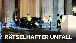 MANN RAST INS BRANDENBURGER TOR: Schwerer Unfall am Berliner Wahrzeichen - Ein Toter