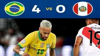 Brazil VS Peru 4-0, Extended Highlights & All Goals. 2021 HD Video.