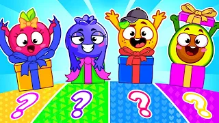 Perfect Gift Song 🎁✨ Mystery Box Challenge 🔮 II Kids Songs by VocaVoca Friends 🥑