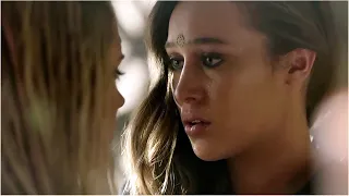 The 100 3x07: Clarke and Lexa say goodbye [1080p+Logoless] (Limited Background Music) + mega link