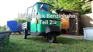 Piaggio Ape 50 Unterdruck Benzinhahn Umbau