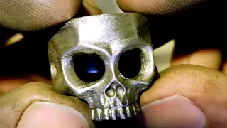 How to make skull ring | Handmade ring | DIY skull ring