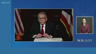 Ohio's Mike DeWine discusses vaccinations with President Biden in White House governors meeting