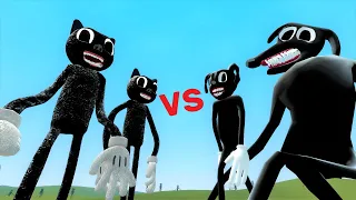 CARTOON CAT TEAM VS CARTOON DOG TEAM! - TREVOR HENDERSON CREATURE! Garry's Mod