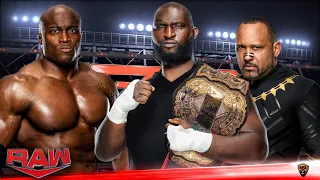 FULL MATCH - Bobby Lashley vs Omos and MVP in a Handicap Match | WWE RAW May 28, 2022