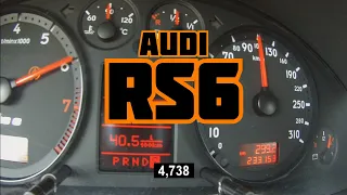 Audi RS6 0-100km/h acceleration test