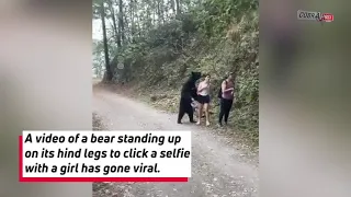 Wild Black Bear Posing for Selfie With Girl at Mexico’s Chipinque Ecological Park Goes Viral