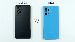 Samsung A52s 5G vs Samsung A52 Speed Test & Camera Comparison