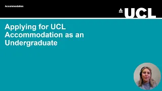 Applying for UCL Accommodation as an Undergraduate