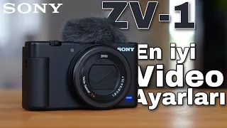 Sony ZV-1 en iyi video ayarları