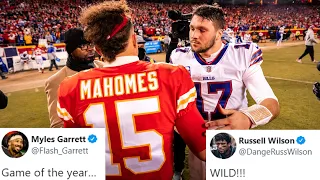 NFL Players React to Bills vs Chiefs!