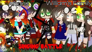 Aftons VS William's Family Singing Battle! | Not Og | My AU | NightMike+GlamMike | FNaF
