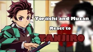Yoriichi and Muzan react to Tanjiro || gacha