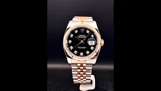 Rolex Datejust 116231 Black Diamond Dial