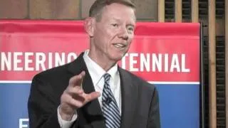 Ford's Alan Mulally at the Ford Innovation Symposium at University of Detroit Mercy