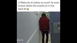 Lil Baby spends so much time at icebox he even knows where the snacks at