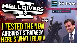 Helldivers 2 - I Tested The New RL-77 Airburst Rocket Launcher!