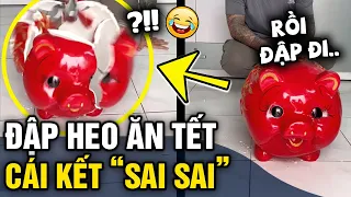 Đu trend ĐẬP HEO ĂN TẾT, thanh niên khiến người xem 'NGỠ NGÀNG' với gia tài bên trong | Tin 3 Phút