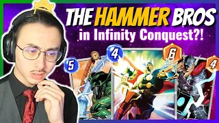 INFINITY CONQUEST with BILL & RONAN!? | Hammer Bros go HARD | Gameplay Highlights - Marvel Snap