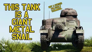 THIS TANK IS A GIANT METAL SNAIL - SAu 40 in War Thunder - OddBawZ